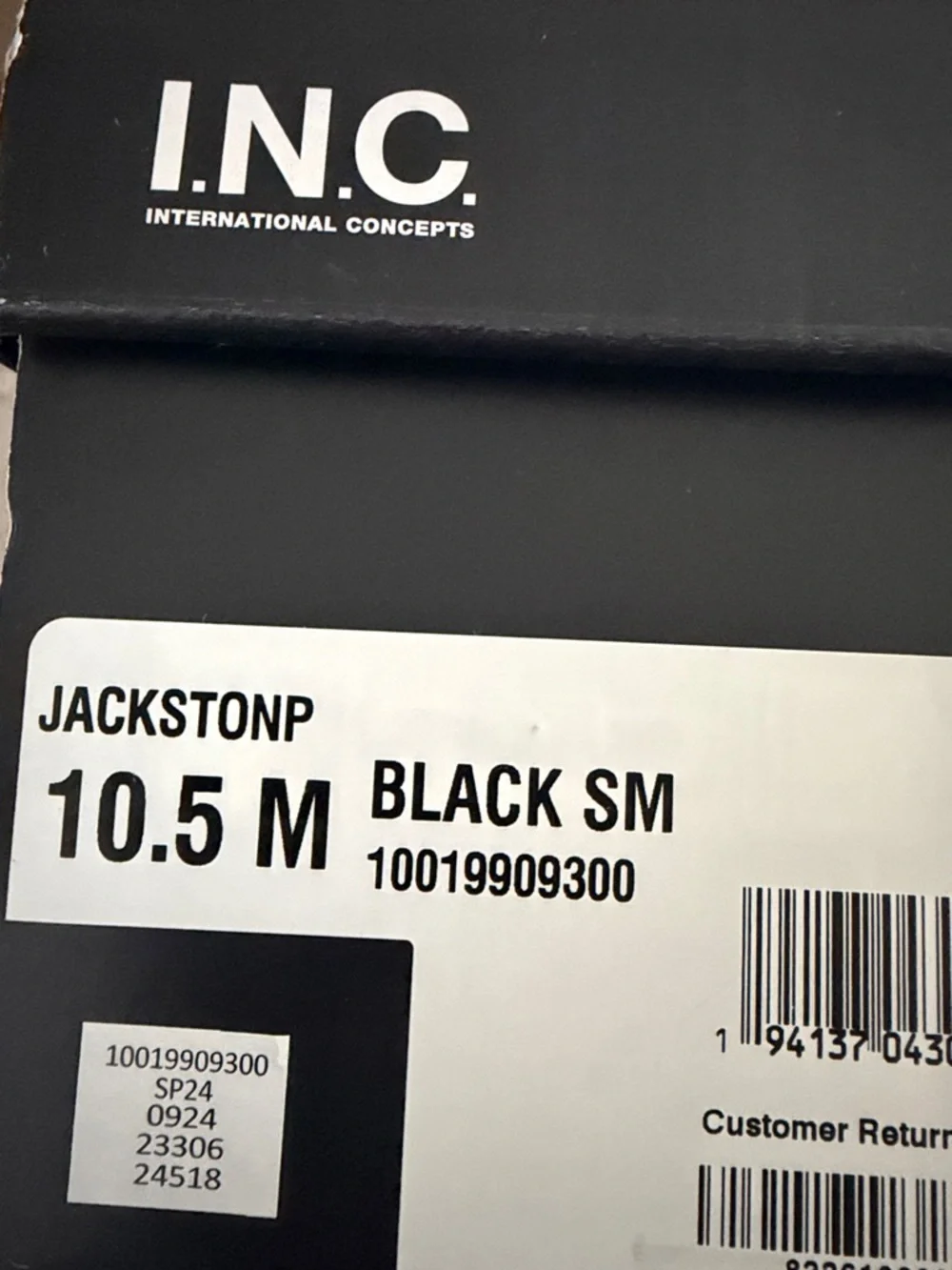 INC Women's Jackston Over-The-Knee Boots in Black, Size 10.5, New in box